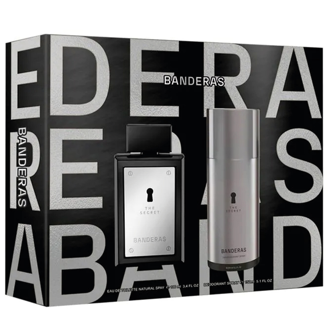 BANDERAS COFRE THE SECRET MEN EDT X 100 ML.